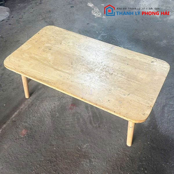 Bàn Sofa Bệt Gỗ 90cm Cũ Kiểu Đơn Giản