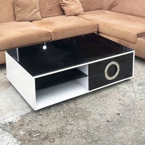 Bàn Sofa Mặt Đen Có Hộc Kéo Cũ