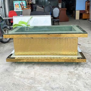 Bàn Sofa Mặt Kính 1m4 Sang Trọng Cũ