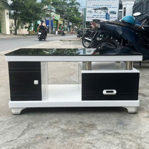 Bàn Sofa Mặt Kính Có Hộc Hiện Đại Mới 99%