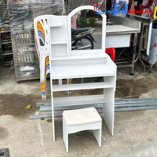 Bàn Trang Điểm 60cm Cũ Màu Trắng