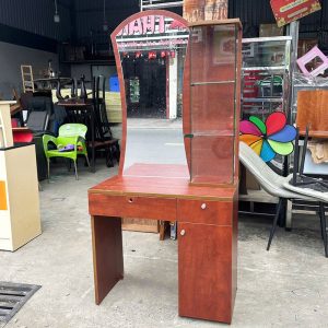 Bàn Trang Điểm Gỗ 77cm Có Gương Cũ