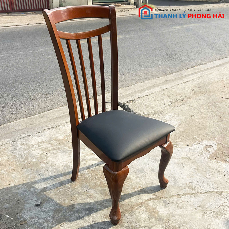 bo-ban-an-1m4-kem-6-ghe-co-dien-cu-3-1 Bộ Bàn Ăn 1m55 Kèm 6 Ghế Cổ Điển Cũ