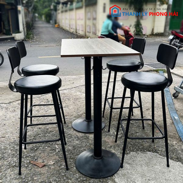 Bộ Bàn Ghế Bar 1m2 Hiện Đại Cũ