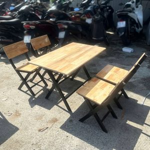 Thanh Lý Bộ Bàn Ăn 4 Ghế Tồn Kho Mới 99%