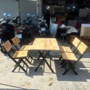Thanh Lý Bộ Bàn Ăn 4 Ghế Tồn Kho Mới 99%