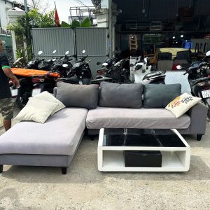 Bộ Sofa Góc L 2m7 Kèm Bàn Hiện Đại Cũ