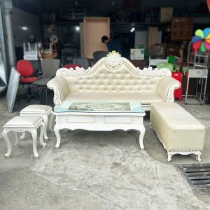 Bộ Sofa Hoàng Gia 2m26 Kèm Bàn Cũ