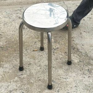Ghế Inox Cũ Tròn Có Khung Và Không Khung Cũ