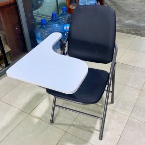 Ghế Xếp Liền Bàn Bọc Simili Mặt Gỗ Cũ