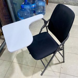 Ghế Xếp Liền Bàn Bọc Simili Mặt Gỗ Cũ