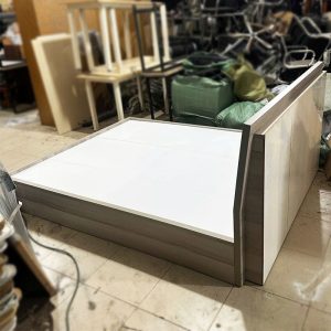 Giường Gỗ 1m6 Màu Sáng Hiện Đại Cũ