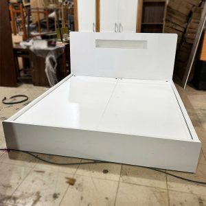 Giường Gỗ MDF 1m8 Có Hộc Kéo Hai Bên Cũ