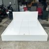 Giường Ngủ Gỗ CN 1m2 Màu Trắng Cũ