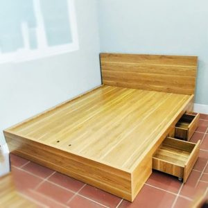 Giường Ngủ MDF 1m6 Cũ Có Hộc