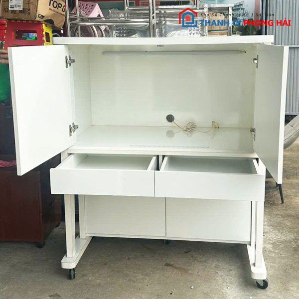 Kệ Đựng Máy May 1m1 Gỗ Công Nghiệp Cũ