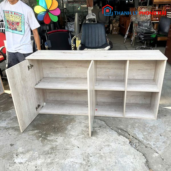 Kệ Hồ Sơ Gỗ Công Nghiệp 1m6 Hiện Đại Cũ