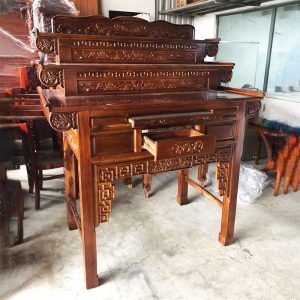 Kệ Thờ Gỗ Tràm 3 Tầng 1m47 Mới 99%