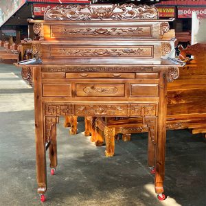 Kệ Thờ Gỗ Tràm 3 Tầng 1m47 Mới 99%