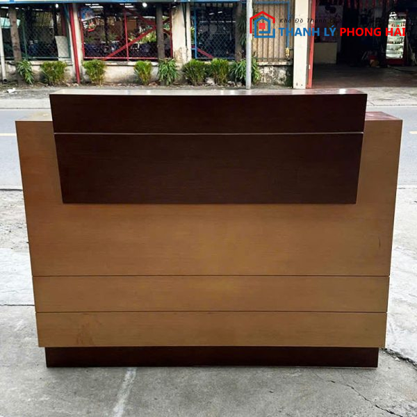 Quầy Lễ Tân 1m4 Cũ Gỗ Công Nghiệp