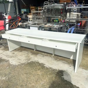 Quầy Lễ Tân 2m4 Cũ Có 3 Hộc Kéo Tiện Dụng