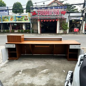 Quầy Lễ Tân 3m Gỗ MDF Cũ