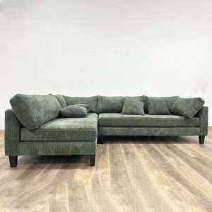 Sofa Chữ L 2m9 Nhung Gân Cao Cấp Mới 99% (Nhiều Màu)