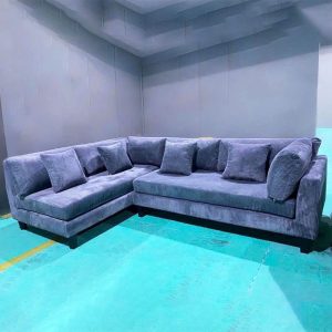 Sofa Chữ L 2m9 Nhung Gân Cao Cấp Mới 99% (Nhiều Màu)