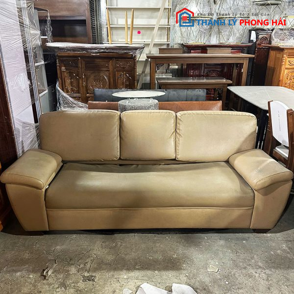 Sofa Thuyền Bọc Da 2m Hiện Đại Cũ