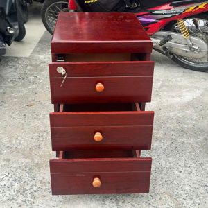 Tủ Cabin Gỗ 50cm Cũ 3 Ngăn Kéo