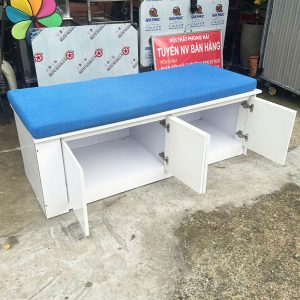 Tủ Đựng Đồ Kèm Nệm Ngồi 1m55 Cũ