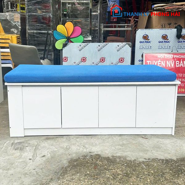 Tủ Đựng Đồ Kèm Nệm Ngồi 1m55 Cũ