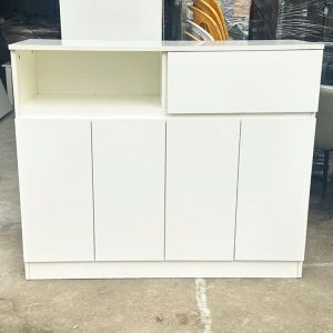 Tủ Giày 3 Tầng Màu Trắng 1m2 Cũ