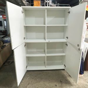 Tủ Hồ Sơ 1m2 Cũ Màu Trắng 4 Cánh