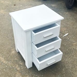 Tủ Hồ Sơ 3 Ngăn Kéo 47cm Màu Trắng Cũ