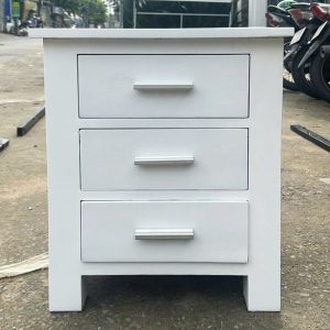 Tủ Hồ Sơ 3 Ngăn Kéo 47cm Màu Trắng Cũ