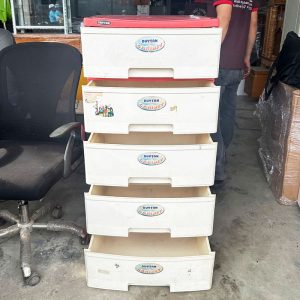 Tủ Nhựa 57cm Cũ Gồm 5 Ngăn