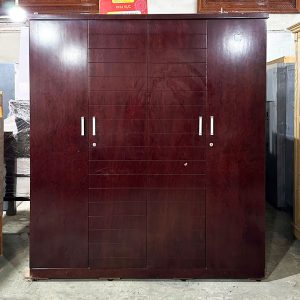 Tủ Quần Áo Gỗ 1m8 Màu Cánh Gián Cũ