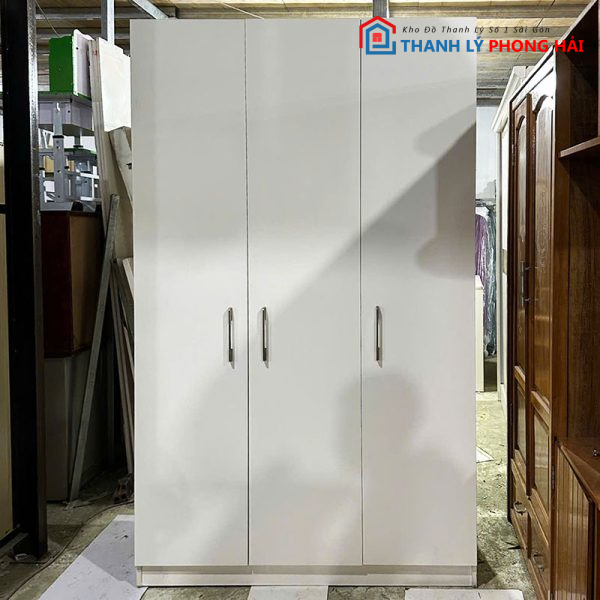 Tủ Quần Áo Gỗ CN 3 Cánh 1m4 Cũ