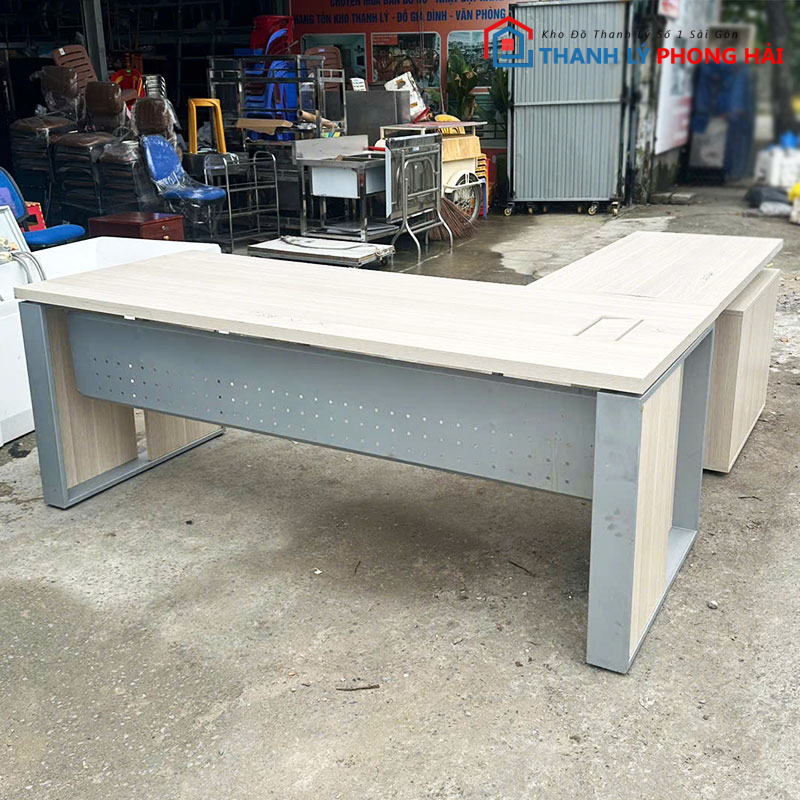 ban-giam-doc-goc-l-2m-kem-tu-ho-so-cu-2 Bàn Giám Đốc Góc L 2m Kèm Tủ Hồ Sơ Cũ