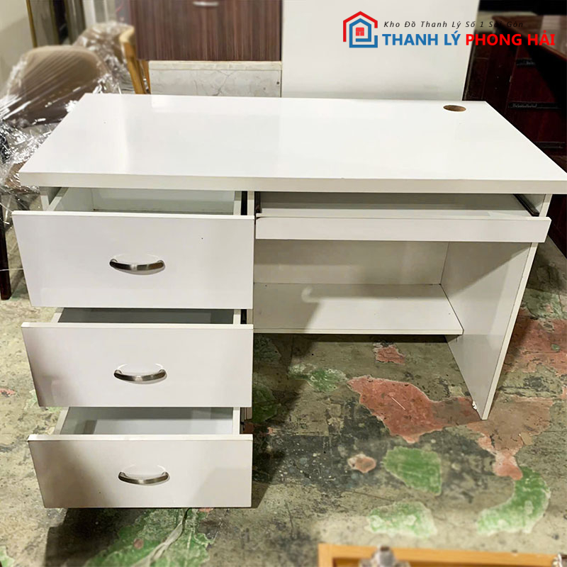 ban-lam-viec-1m2-kem-ngan-keo-cu-2 Bàn Làm Việc 1m2 Kèm Ngăn Kéo Cũ
