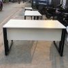 Bàn Làm Việc Có Bửng 1m4 Chân Sắt Cũ