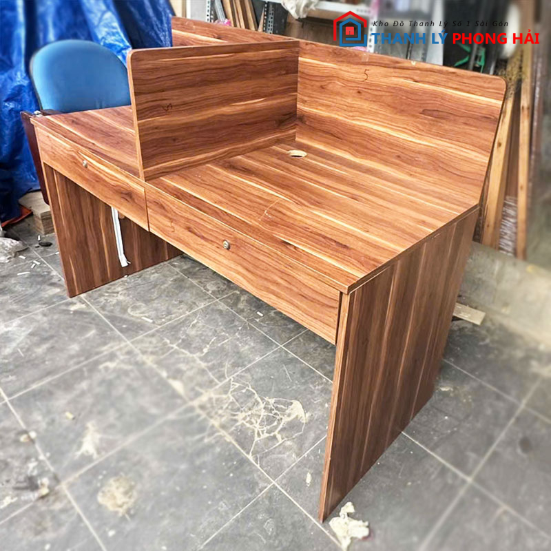 ban-lam-viec-cum-1m4-cu-2 Bàn Làm Việc Cụm 1m4 Cũ Dành Cho 2 Người