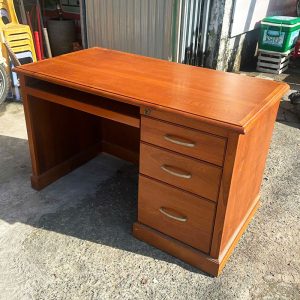 Bàn Làm Việc Gỗ 1m2 Kèm Tủ Hồ Sơ Cũ