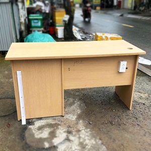 Bàn Làm Việc Gỗ MDF 1m4 Kèm Tủ Hồ Sơ Cũ