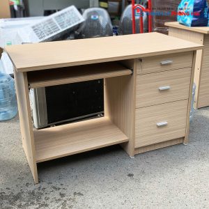 Bàn Làm Việc Gỗ MDF 1m4 Kèm Tủ Hồ Sơ Cũ