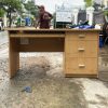 Bàn Làm Việc Gỗ MDF 1m4 Kèm Tủ Hồ Sơ Cũ