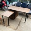 Bàn Làm Việc Góc L Xoay 1m32 Kèm Tủ Hồ Sơ Cũ