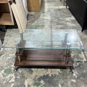 Bàn Sofa 3 Tầng Mặt Kính 97cm Cũ