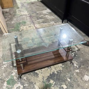 Bàn Sofa 3 Tầng Mặt Kính 97cm Cũ